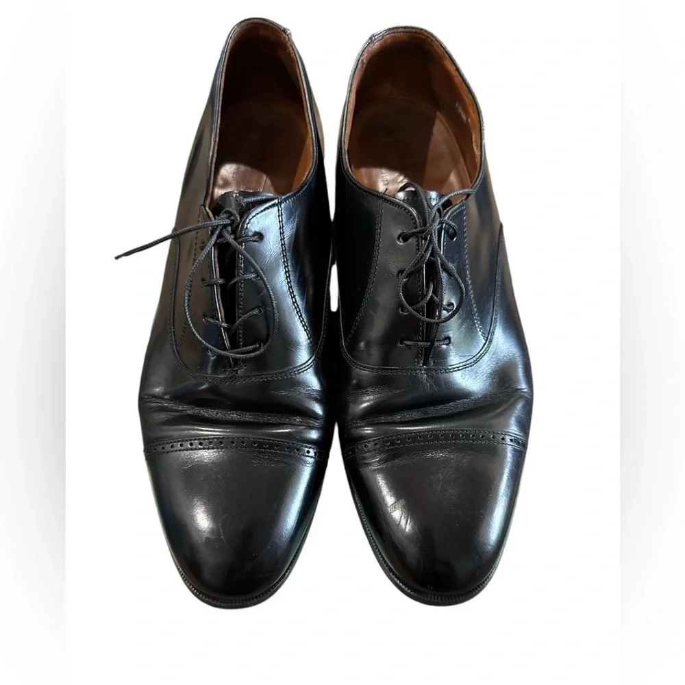Bostonian Vlassic Men’s Black Leather Dress Shoes Size 10.5M